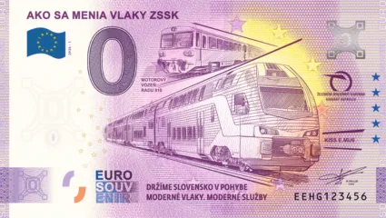 Nová bankovka ZSSK