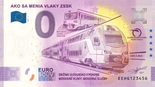 Nová bankovka ZSSK