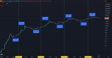 Rastové fázy po každom halvingu