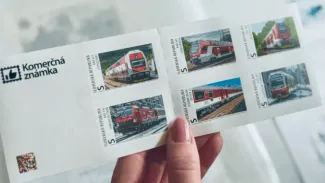Vlaky ZSSK na poštových známkach