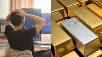 Zlato a striebro v najväčšom páde