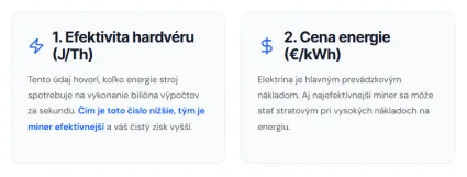 2 hlavné faktory, podľa ktorých vyberať miner