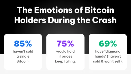 85 % investorov počas korekcie nepredalo Bitcoin