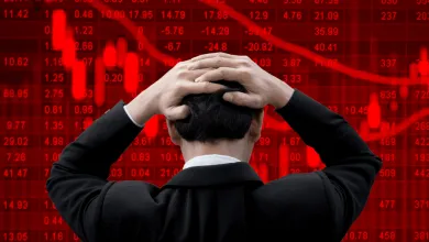 Akcie finančných domov v indexe S&P 500 padajú