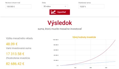 Ako dosiahnuť 100 000 eur na dôchodok