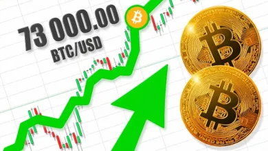 Bitcoin prekonáva 73 000 dolárov