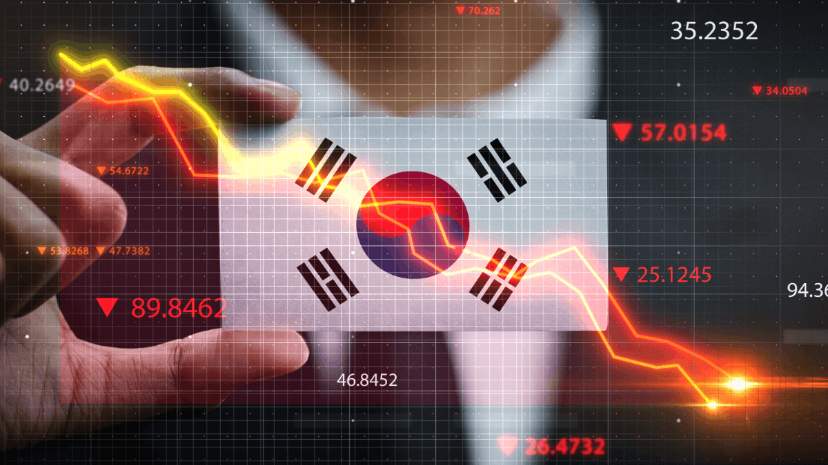 Burza Južnej Kórei čelí panike