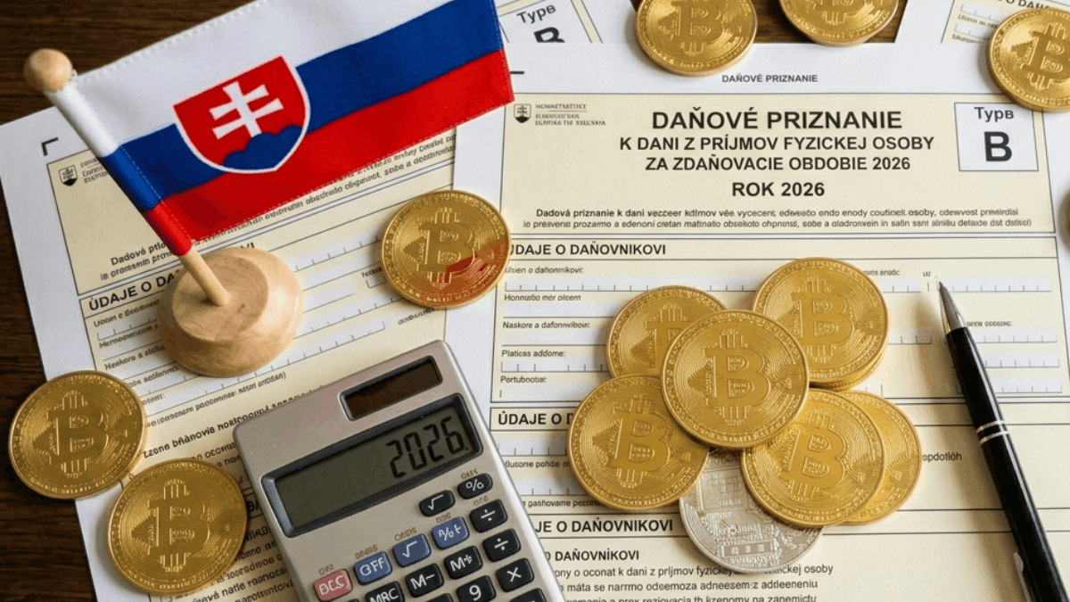 Dane z kryptomien na Slovensku 2026