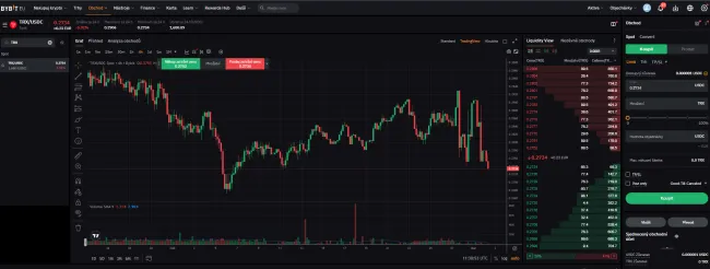 Nákup kryptomeny Tron