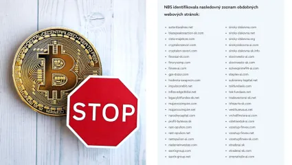 NBS identifikovala podozrivé weby