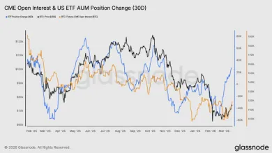 Otvorený záujem a rast Bitcoin ETF