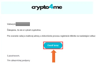 Overenie e-mailu