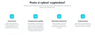 Prečo si vybrať crypto4me