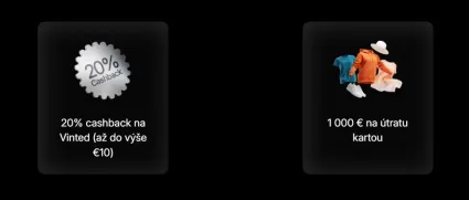 Cashback 20 % a voucher v hodnote 1 000 eur