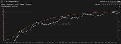 Celková ponuka Bitcoinu