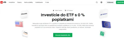 ETF bez poplatkov na XTB