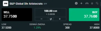Kúpa dividendového ETF