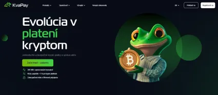 KvaPay domovsk&aacute; str&aacute;nka webu