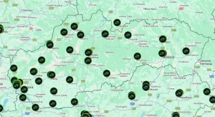 Mapa Kvakomatov na SR