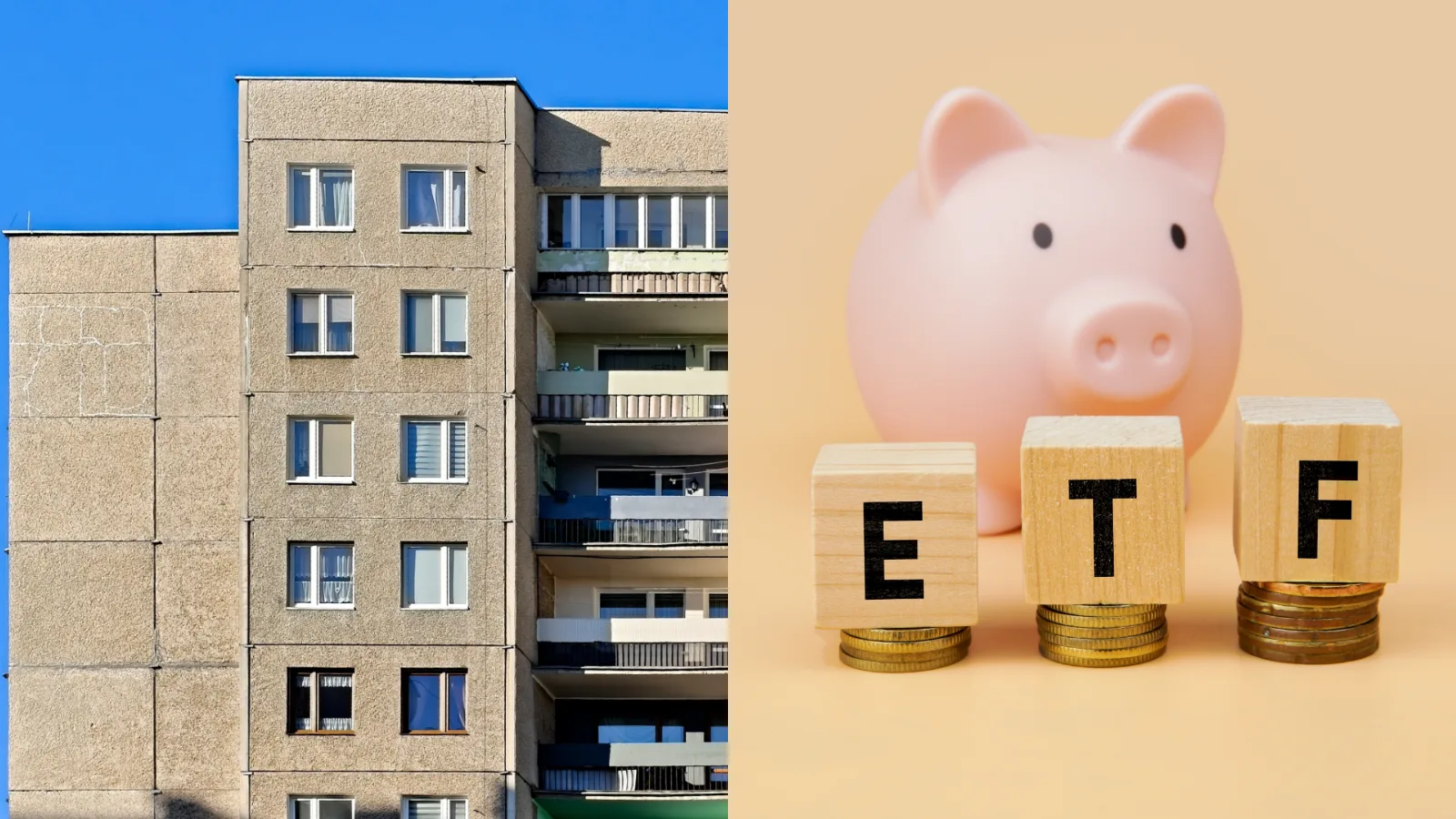 Nehnuteľnosti verzus ETF investovanie
