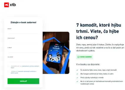 Nov&yacute; XTB e-book
