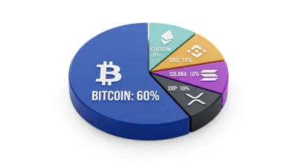 Príklad na kryptoportfólio pre dlhodobé držanie