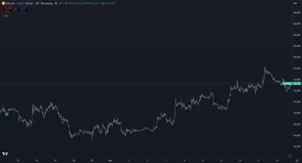 Rast Bitcoinu za posledn&yacute; mesiac