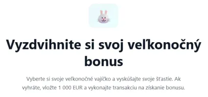 Veľkonočn&aacute; akcia crypto4me