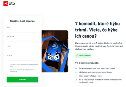 XTB e-book o komodit&aacute;ch