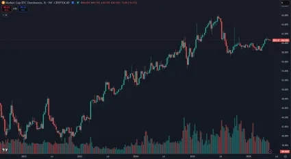 Dominancia BTC v tomto cykle