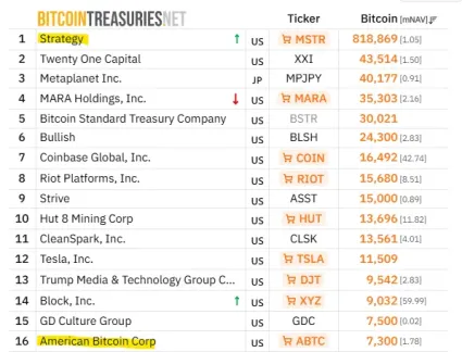 Porovnanie Strategy a American Bitcoin
