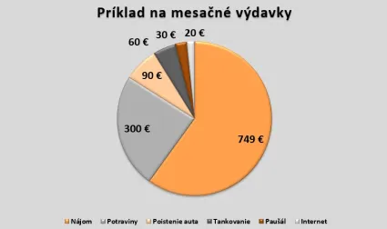 Príklad na mesačné výdavky