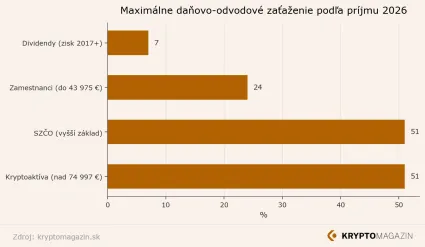 Zaťaženie podl&aacute; typov pr&iacute;jmu