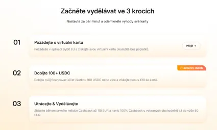 3 kroky s Bybit EU kartou