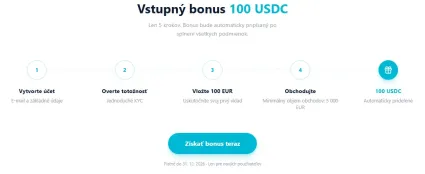 Ako získať bonus 100 USDC s crypto4me