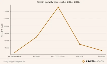 Cena Bitcoinu za posledné roky