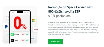 Investujte do SpaceX s XTB