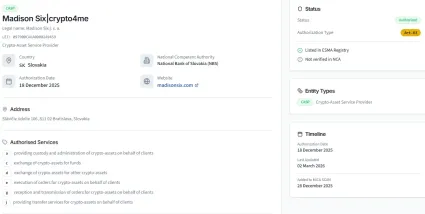 Pr&iacute;klad autorizovanej platformy