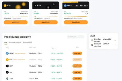 Aktu&aacute;lna staking akcia na Bybit EU