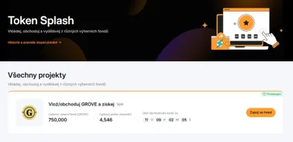 Aktu&aacute;lny token splash od Bybit EU