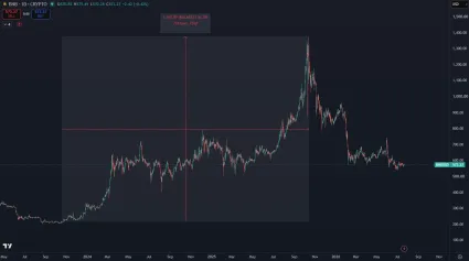 Binance coin v súčasnom cykle
