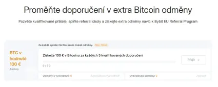 Bitcoin v hodnote 100 eur