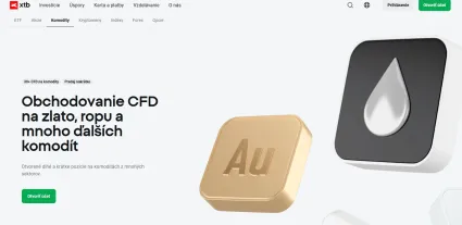 Investujte do komod&iacute;t s XTB