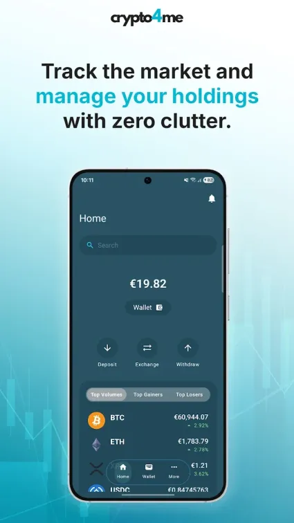 Ako vyzer&aacute; aplik&aacute;cia crypto4me