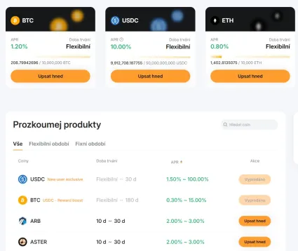Aktuálne staking ponuky na Bybit EU