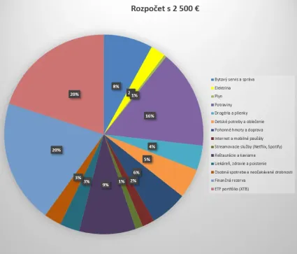 Grafické zobrazenie rozpočtu