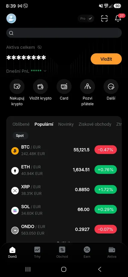 Mobiln&eacute; rozhranie