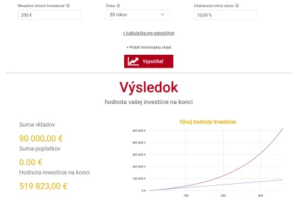 Poplatok 0 % za 30 rokov