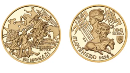Zlatá minca bitka pri Moháči
