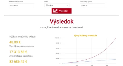 100 000 eur za 30 rokov